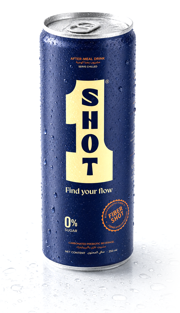 1Shot prebiotic fiber drink can